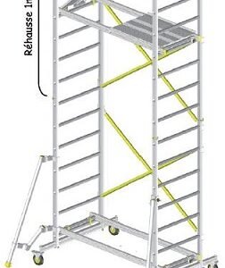 39 -  Echafaudage alu ext 4/5.70m (orange) | P | BRICO