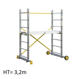 BRICO040 - Echafaudage alu 3,20m (vert) | P-2