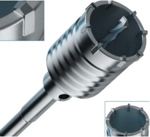 BRICO213 - Scie cloche béton Ø100/prof.80mm (SDS Max) | F4