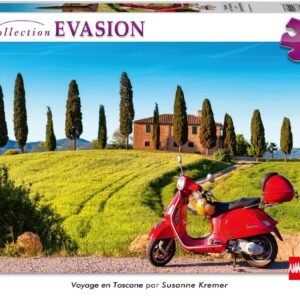 614 - Puzzle Voyage Toscane 500 pièces | LUDO