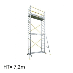 BRICO041 - Echafaudage alu 7,2m (noir) | P-2